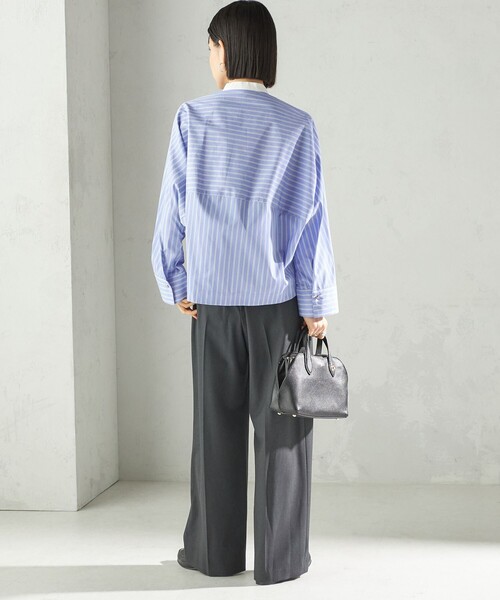 SHIPS（シップス） ブラウス シャツ 「手洗い可能」コットン