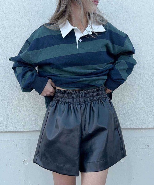 パンツ フェイクレザーショートパンツ レディース : ZOZOTOWN Yahoo!店