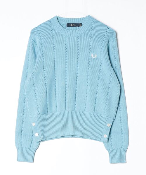 FRED PERRY（フレッドペリー） 長袖ニット 36 ブルー レディース
