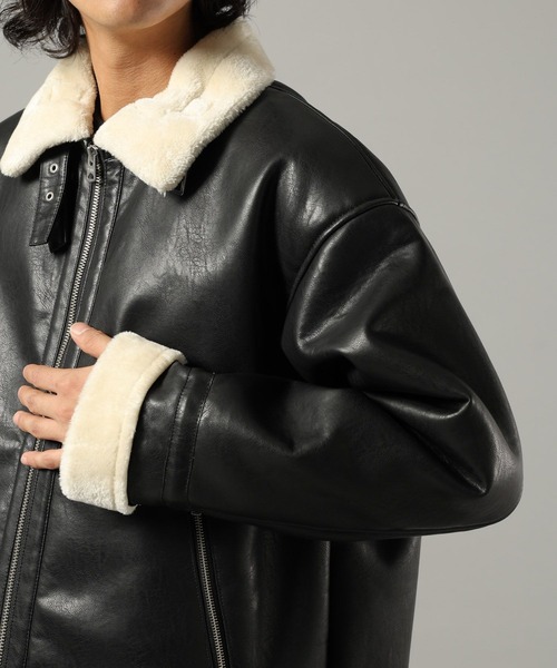 RAGEBLUE（レイジブルー） ブルゾン アウター SYNTHETIC LETAHER B3