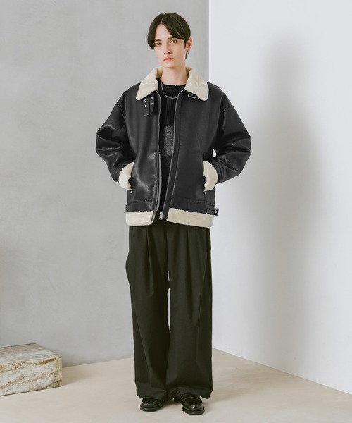 RAGEBLUE（レイジブルー） ブルゾン アウター SYNTHETIC LETAHER B3