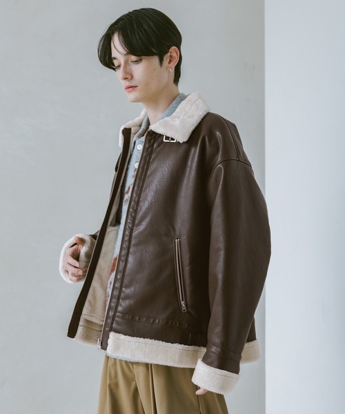 B3タイプジャケット RAGEBLUE（レイジブルー） ブルゾン アウター SYNTHETIC LETHER B3