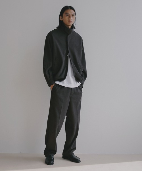 雰囲気◎ 90s ウールギャバジン調 2 Tuck Slacks 雰囲気◎ 90s ウール