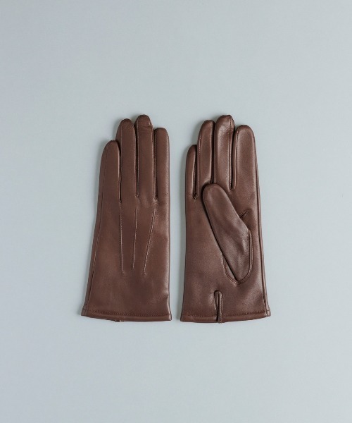 Chloé ❣️羊革 手袋 21cm 　焦げ茶色　裏地　カシミヤウール❣️ Chloe 手袋 レディースのおすすめ人気商品一覧 通販 - Yahoo!ショッピング