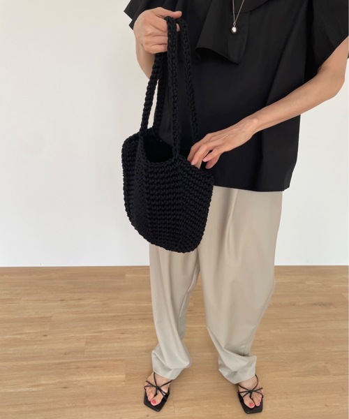 「Didot.showroom」 ハンドバッグ FREE ブラック レディース_画像3