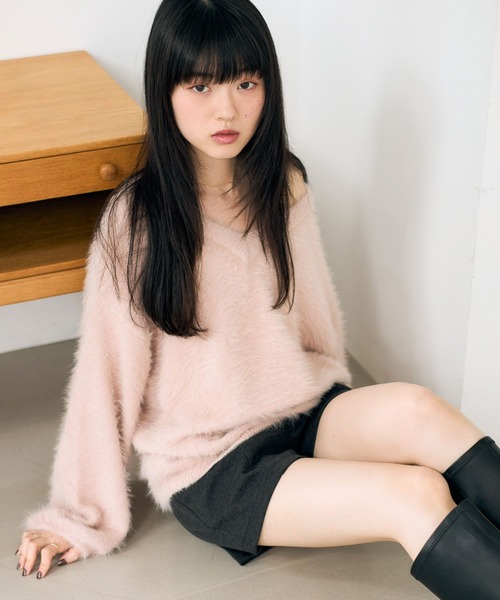 Heather（ヘザー） ニット セーター マルチWAYフェザーニット 620339
