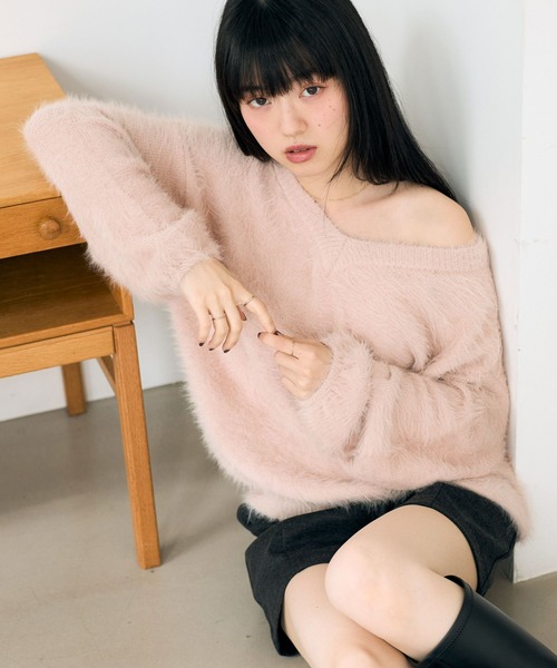 Heather（ヘザー） ニット セーター マルチWAYフェザーニット 620339
