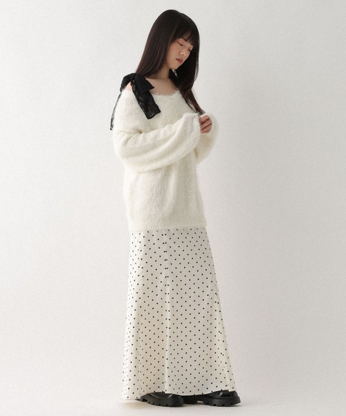 sheller♡マルチカラーフェザーニット シェリエ sheller マルチカラーフェザーニットの通販はau PAY