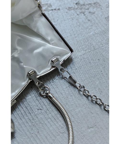 niana（ニアナ） ハンドバッグ ビーズスパンコールがま口ハンドバッグ