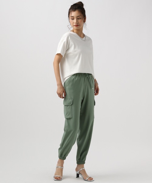 「BAYFLOW」 カーゴパンツ SMALL ネイビー レディース_画像6