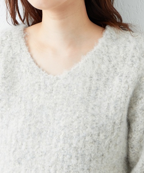 「natural couture」 長袖ニット FREE ピンク レディース_画像8