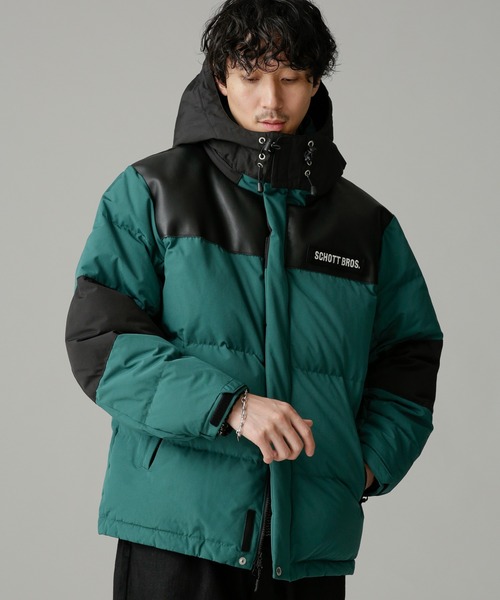 Schott N.Y.C（ショット） 「schott」 ダウンジャケット L ベージュ