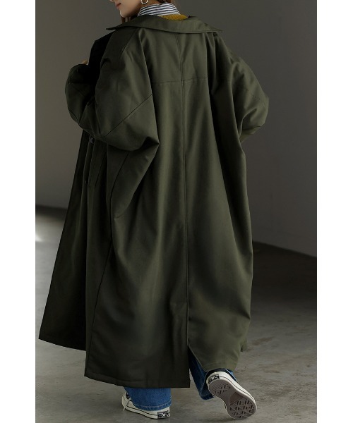 HUG.U（ハグユー） トレンチコート コート 「ドルマンの上に着られる