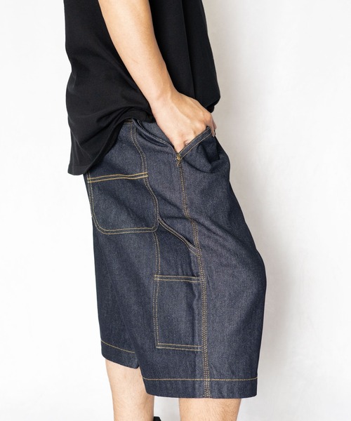 「SOUTH POLE」 デニムハーフパンツ 36inch ワンウォッシュ メンズ_画像5