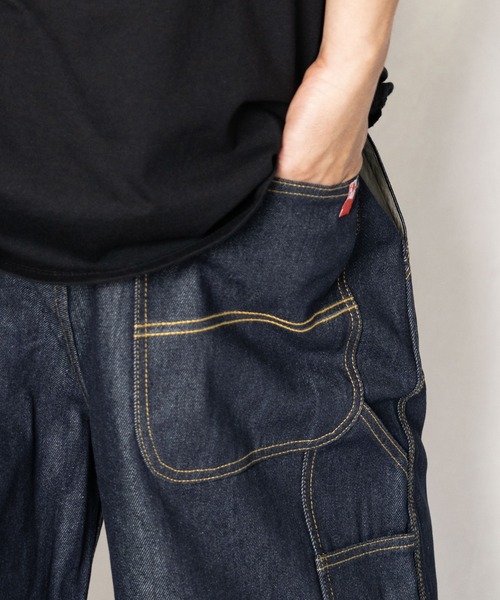 「SOUTH POLE」 デニムハーフパンツ 36inch ワンウォッシュ メンズ_画像8