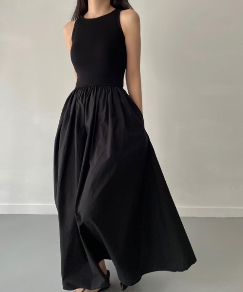 「COCOMOMO」 ドッキングワンピース L ブラック レディース_画像7