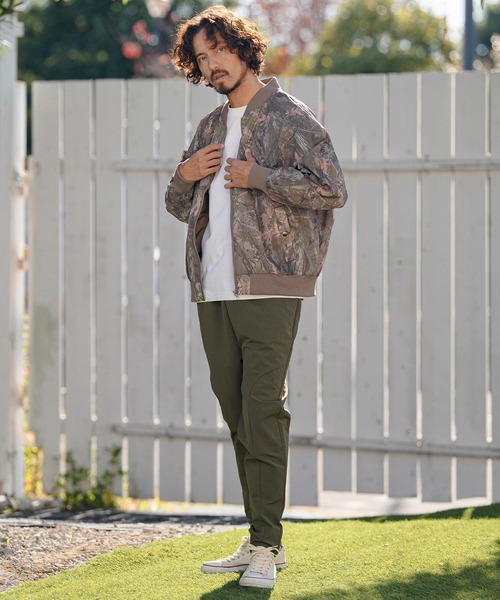 CAMBIO（カンビオ） ナイロンジャケット mj11315- カモフラージュ総柄