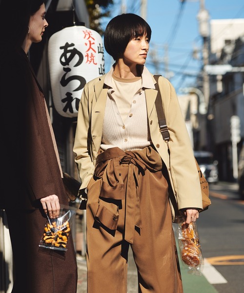 コート アウター 「Americana（アメリカーナ） for SALON」シングルジャケット/セットアップ対応 レディースの画像