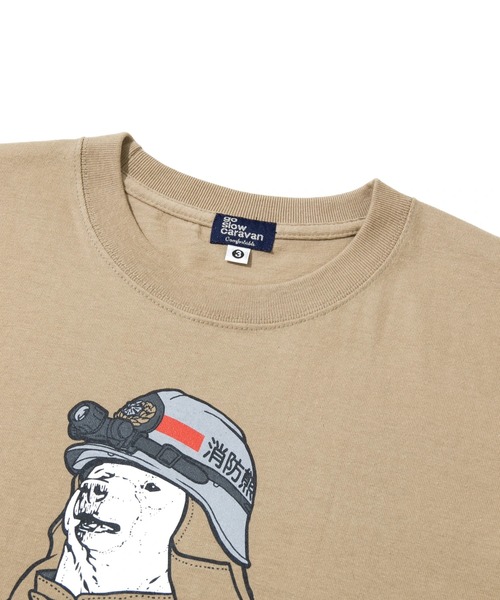 「go slow caravan」 半袖Tシャツ MEDIUM ブラック メンズ_画像2