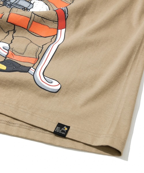 「go slow caravan」 半袖Tシャツ MEDIUM ブラック メンズ_画像5