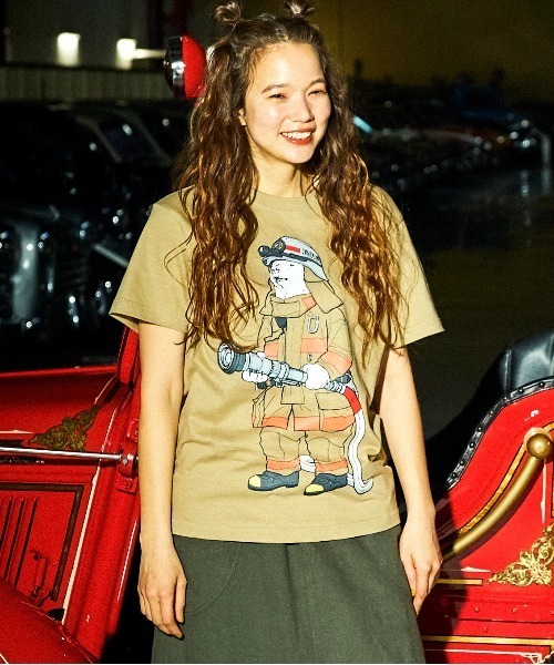 「go slow caravan」 半袖Tシャツ MEDIUM ブラック メンズ_画像8