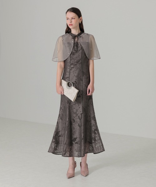 「Leja」 ノースリーブワンピース MEDIUM チョコ レディースの画像