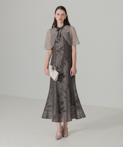 「Leja」 ノースリーブワンピース MEDIUM チョコ レディースの画像