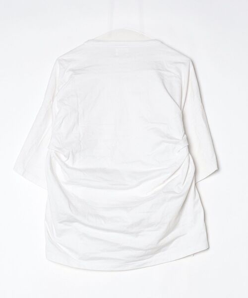 「FRAPBOIS half」 7分袖Tシャツ 1 ホワイト メンズ_画像2