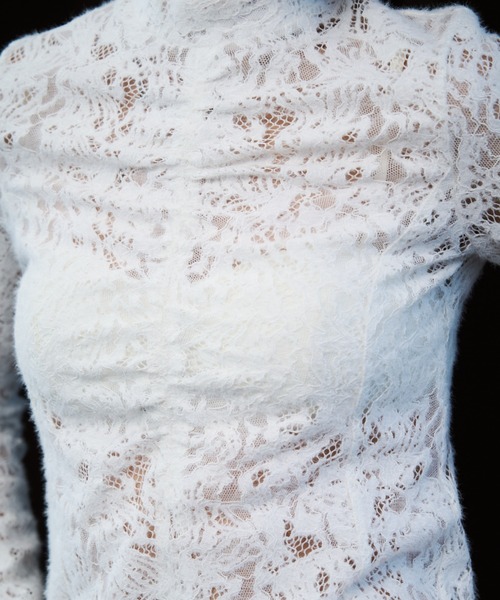 JOSE MOON（ジョゼムーン） tシャツ LIQUIDE LACE TOPS/リキッドレース