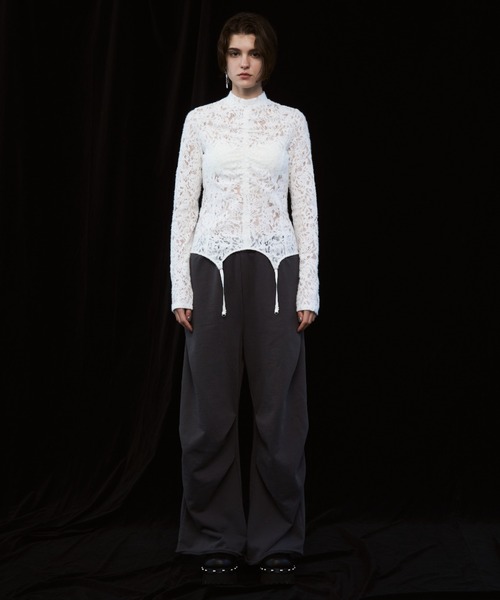JOSE MOON（ジョゼムーン） tシャツ LIQUIDE LACE TOPS/リキッドレース