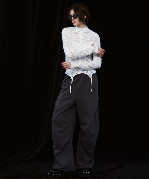 JOSE MOON（ジョゼムーン） tシャツ LIQUIDE LACE TOPS/リキッドレース