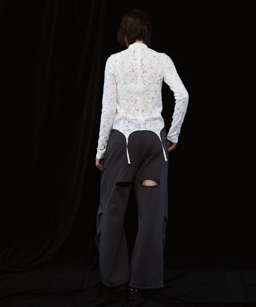JOSE MOON（ジョゼムーン） tシャツ LIQUIDE LACE TOPS/リキッドレース
