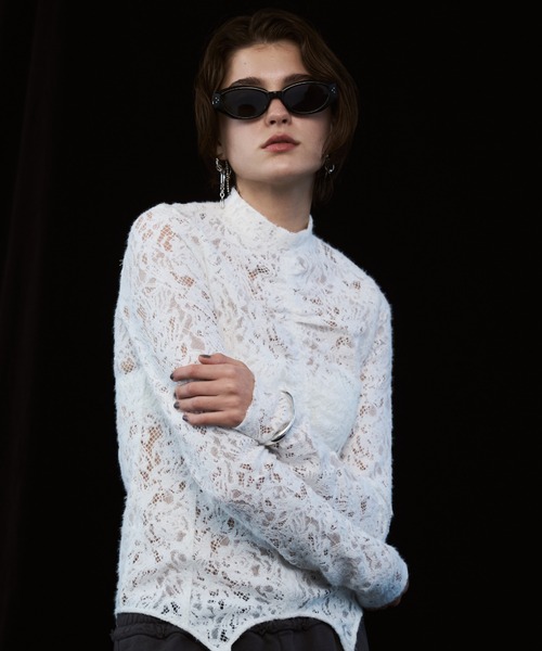 JOSE MOON（ジョゼムーン） tシャツ LIQUIDE LACE TOPS/リキッドレース