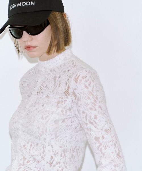 JOSE MOON（ジョゼムーン） tシャツ LIQUIDE LACE TOPS/リキッドレース