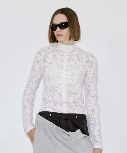 JOSE MOON（ジョゼムーン） tシャツ LIQUIDE LACE TOPS/リキッドレース