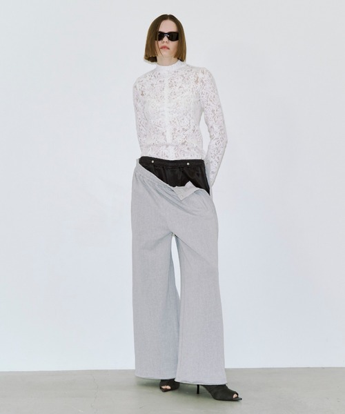JOSE MOON（ジョゼムーン） tシャツ LIQUIDE LACE TOPS/リキッドレース