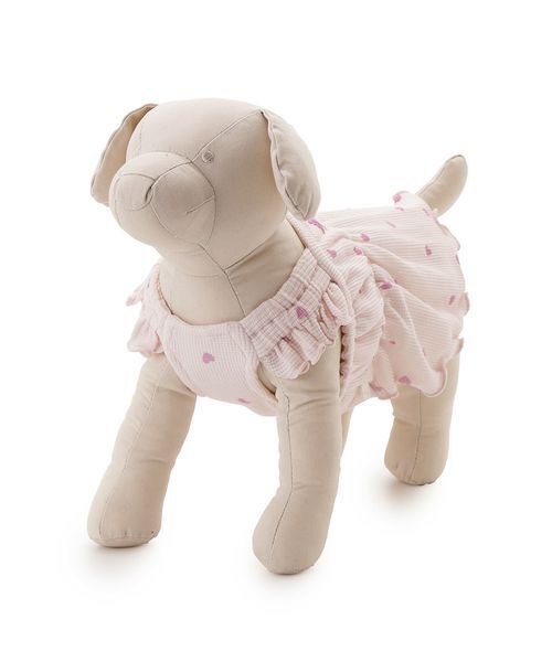 ♥︎︎*Ｒｉ* ♥︎︎ ハンドメイド 犬服 クラシカルローズ ピンク ワンピース イタグレ用犬服】とっても可愛いカアリスラーでドレスアップ♪フリル