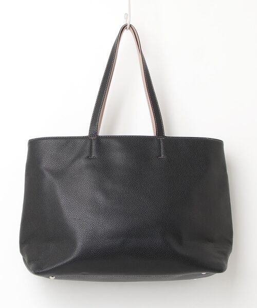 美品✨グリーンレーベルリラクシング レザートートバッグ 肩掛け A4可 ブラック green label relaxing（グリーンレーベルリラクシング） トートバッグ