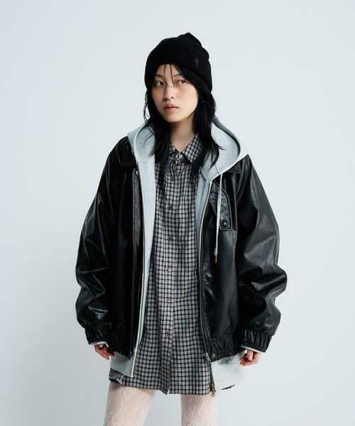JEANASIS（ジーナシス） ブルゾン アウター ヴィンテージレザー