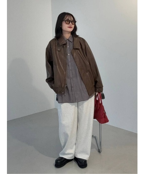 JEANASIS（ジーナシス） ブルゾン アウター ヴィンテージレザー