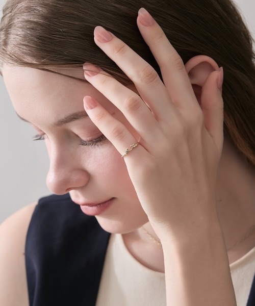 「NOJESS」 リング #5 イエローゴールド レディースの画像3