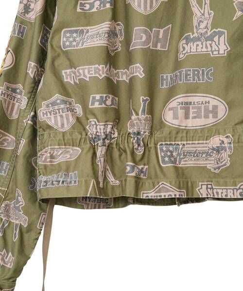 「HYSTERIC GLAMOUR」 ブルゾン FREE カーキ レディースの画像