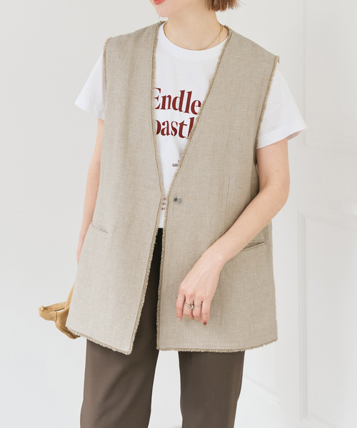 Spick＆Span（スピック アンド スパン） ベスト ジレ Riopelle