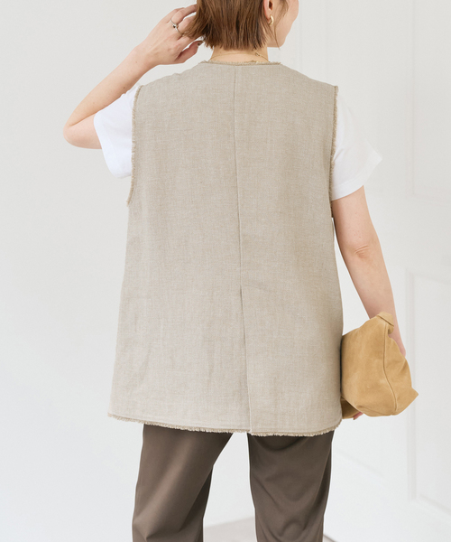 【未使用】Riopelle ツイードジレ Spick＆Span（スピック アンド スパン） ベスト ジレ Riopelle