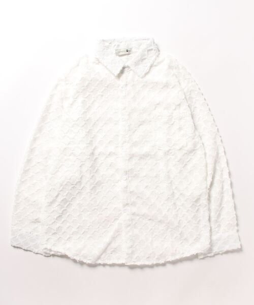 「aimoha」 長袖シャツ X-LARGE ホワイト メンズ_画像6