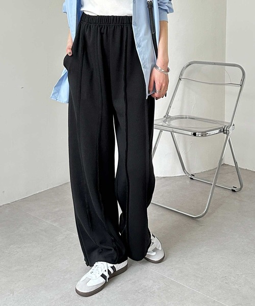 「GeeRA」 スウェットパンツ MEDIUM 杢グレー レディース_画像2