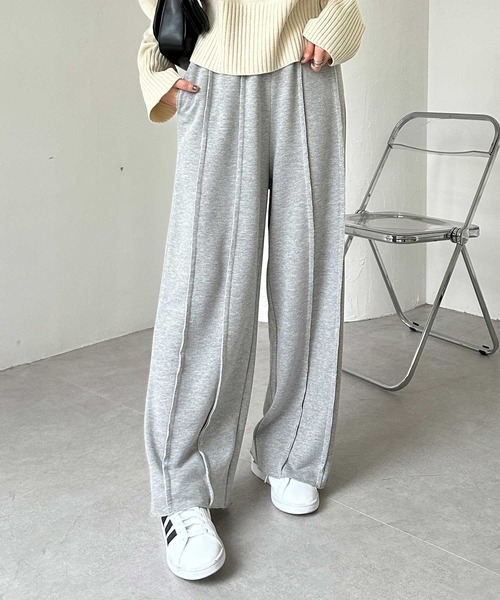「GeeRA」 スウェットパンツ MEDIUM 杢グレー レディース_画像4