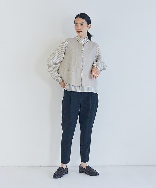 LOISIR ブラウス シャツ デザインカラーブラウス レディース 