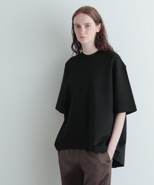 tシャツ ハイネックBIG Tシャツ レディースの画像