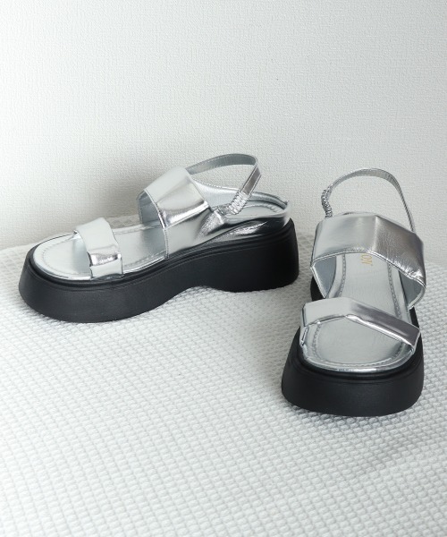 「Miniministore」 「FASHION」フラットサンダル 24.5cm アイボリー レディース_画像7